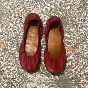Tieks | Red Leather Ballet Flat | Size 10